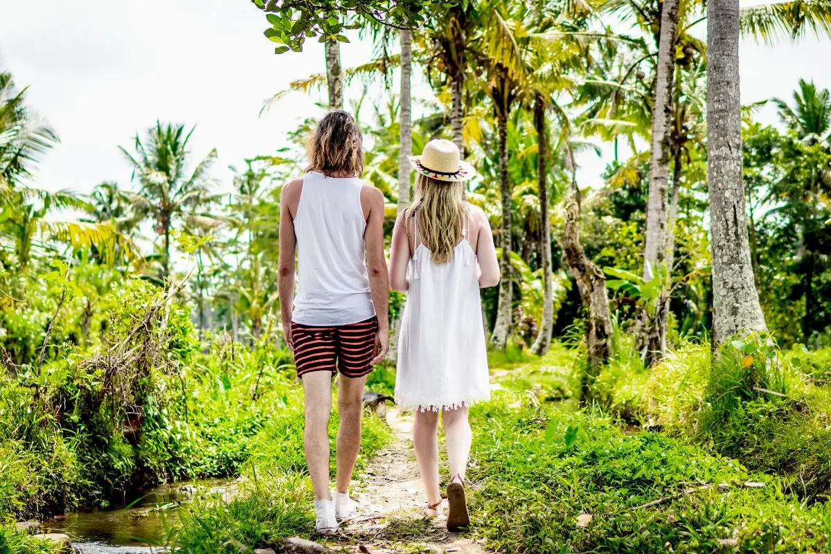 Spend some quality time with your partner in the beautiful nature of Bali.