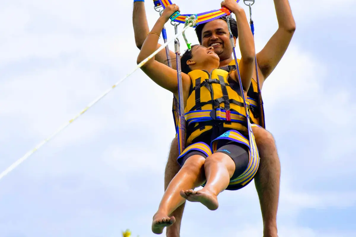 Do adventurous activities with your partner and experience the thrill in your life.