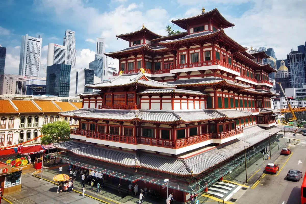 Visit the beautiful Chinatown in Singapore.