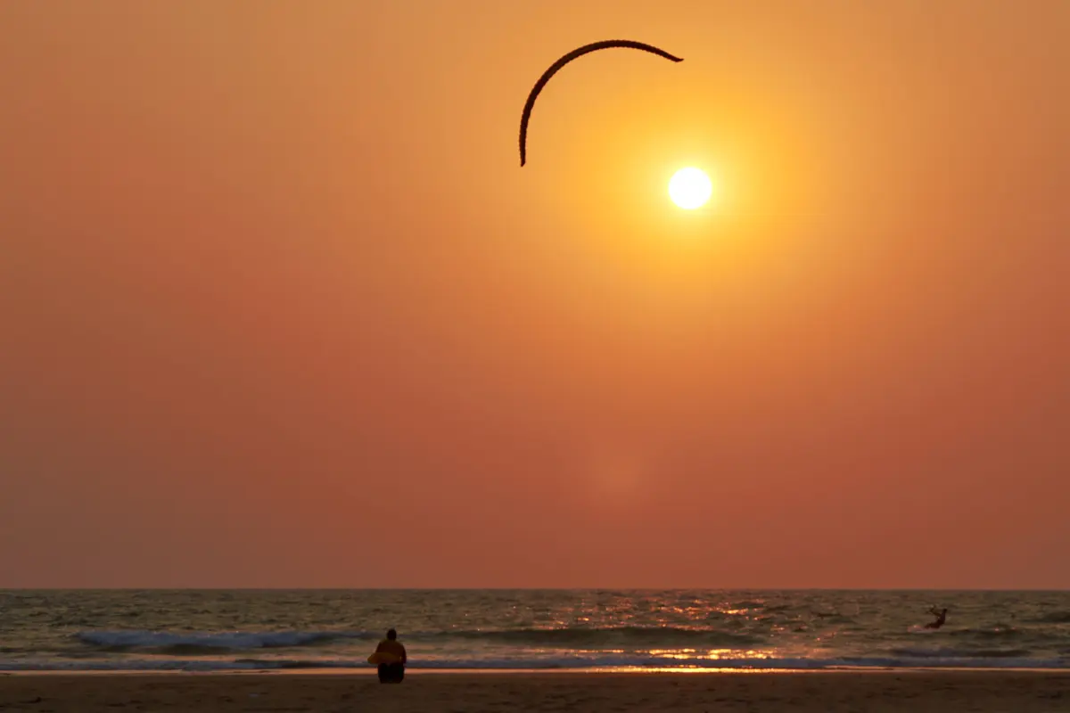 Spend a beautiful evening on the beach without any tension with your family in Goa.
