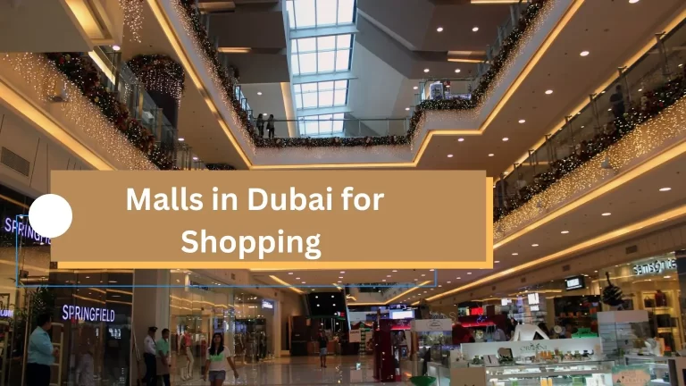 Malls in Dubai for Shopping