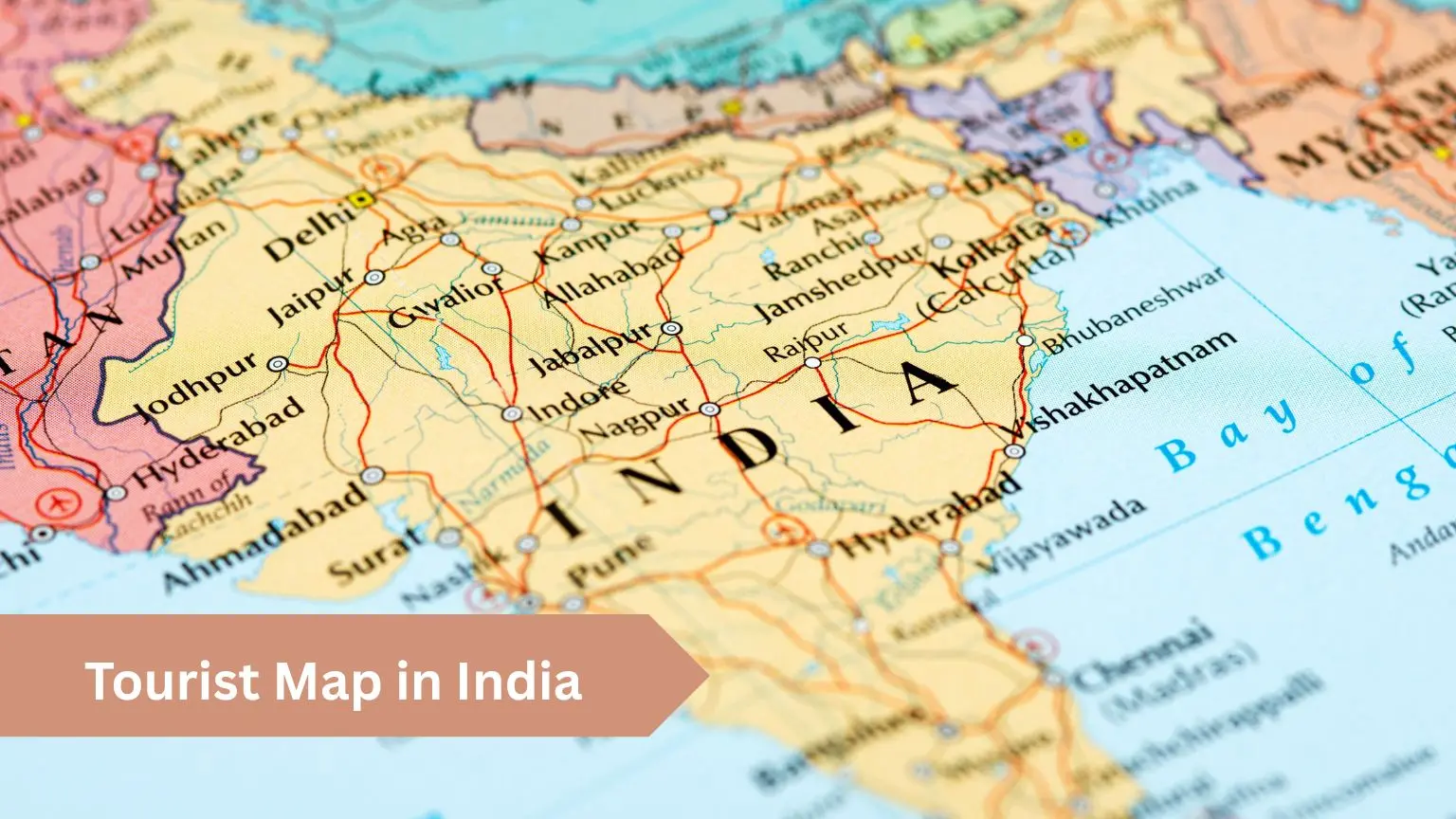 Tourist Map in India